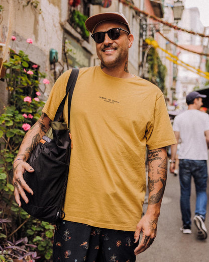 Sundown T-Shirt - Mustard Gold - Lifestyle