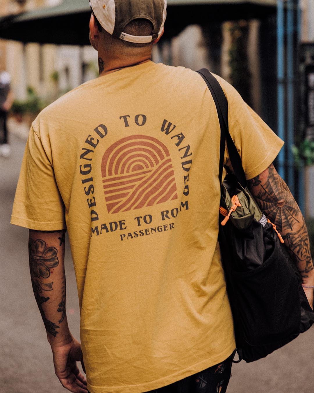 Sundown T-Shirt - Mustard Gold - Lifestyle