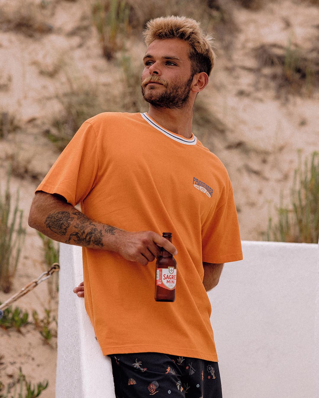 Lauca Relaxed Fit T-Shirt - Tangerine - Lifestyle