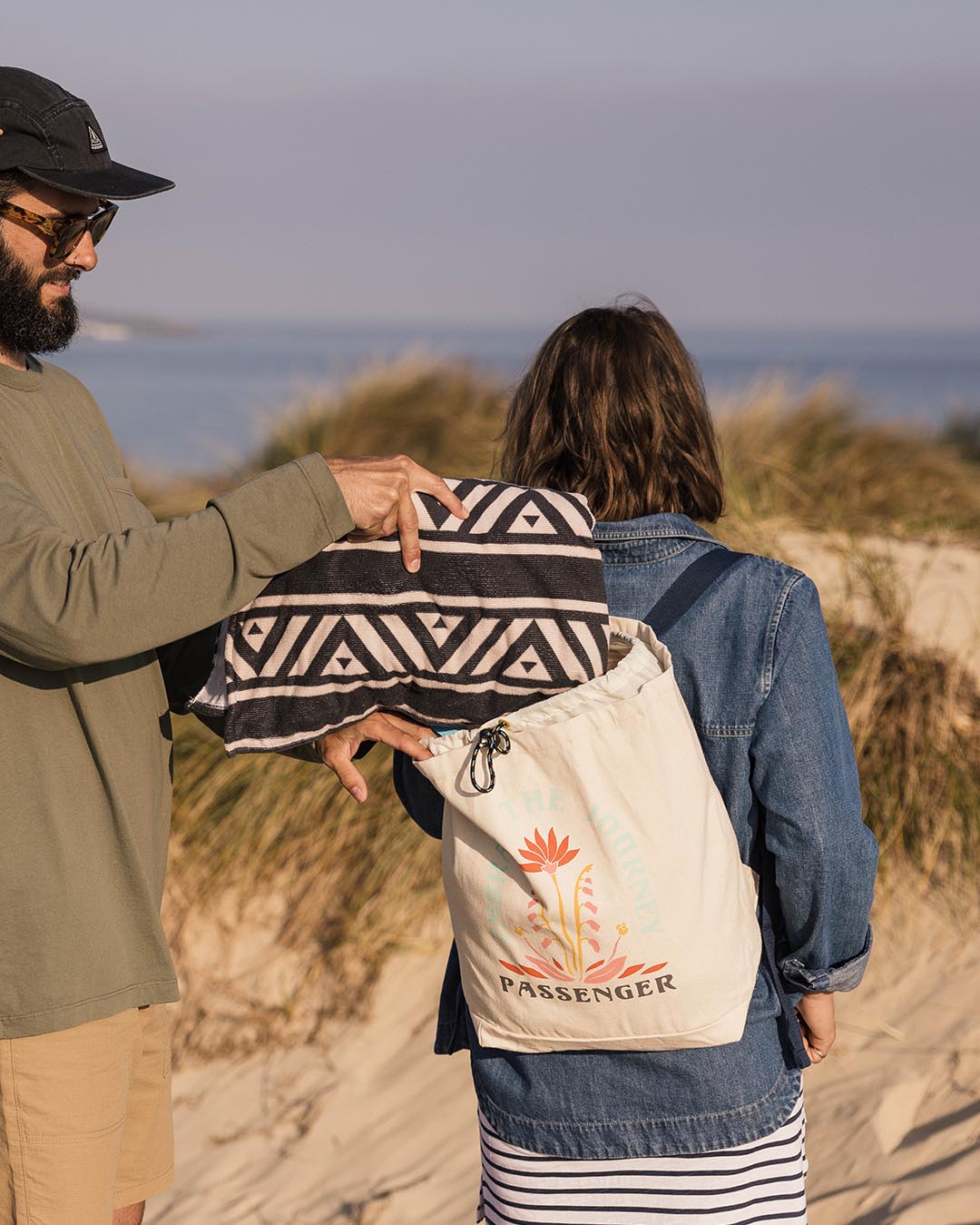Pico Tote Backpack - Off White - Lifestyle