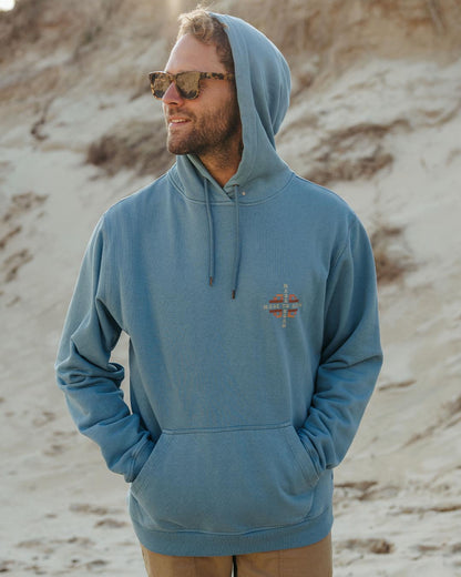 Oar Hoodie - Provincial Blue - Lifestyle