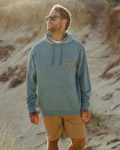 Oar Hoodie - Provincial Blue - Lifestyle