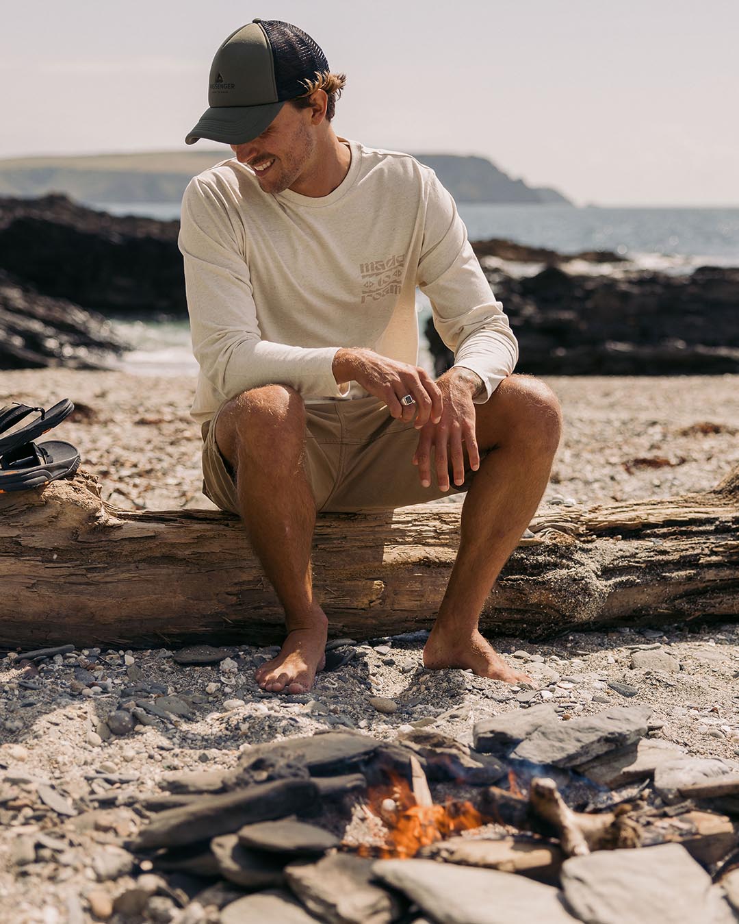 Sunrise LS T-Shirt - Milky Marl - Lifestyle