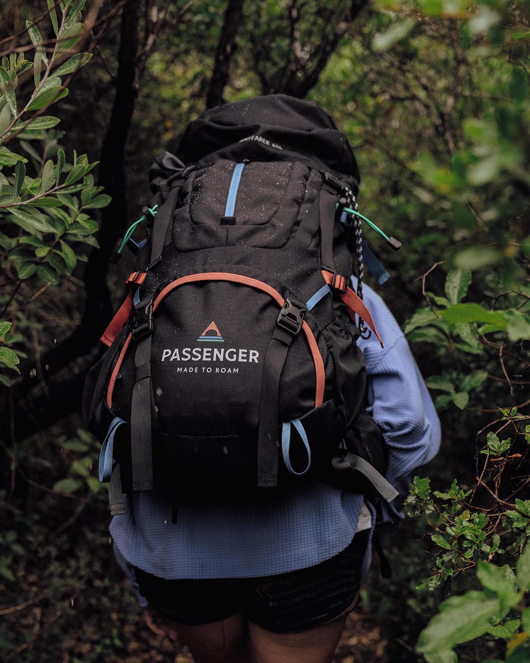 Wayfarer 65L Backpack - Black - Lifestyle - Female