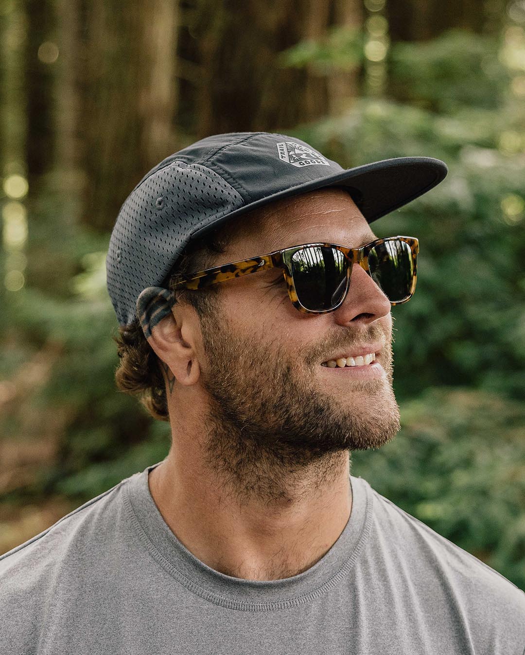 Beyond 5 Panel Cap - Black - Lifestyle