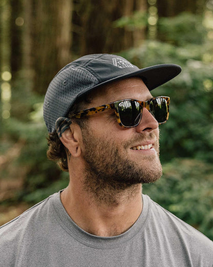 Beyond 5 Panel Cap - Black - Lifestyle