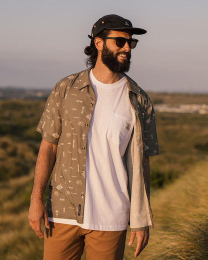 Cove Cotton Short Sleeve Shirt - Olive Made To Roam - Lifestyle