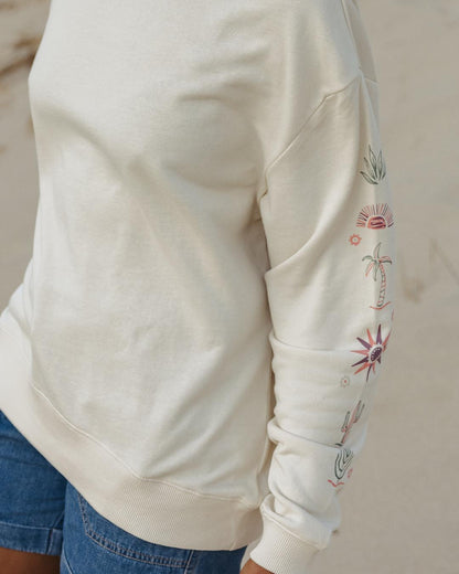 Chica Oversized Sweatshirt - Birch - Lifestyle