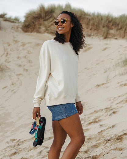 Chica Oversized Sweatshirt - Birch - Lifestyle