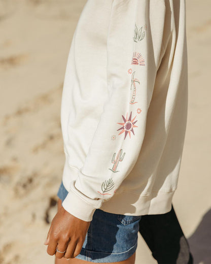 Chica Oversized Sweatshirt - Birch - Lifestyle