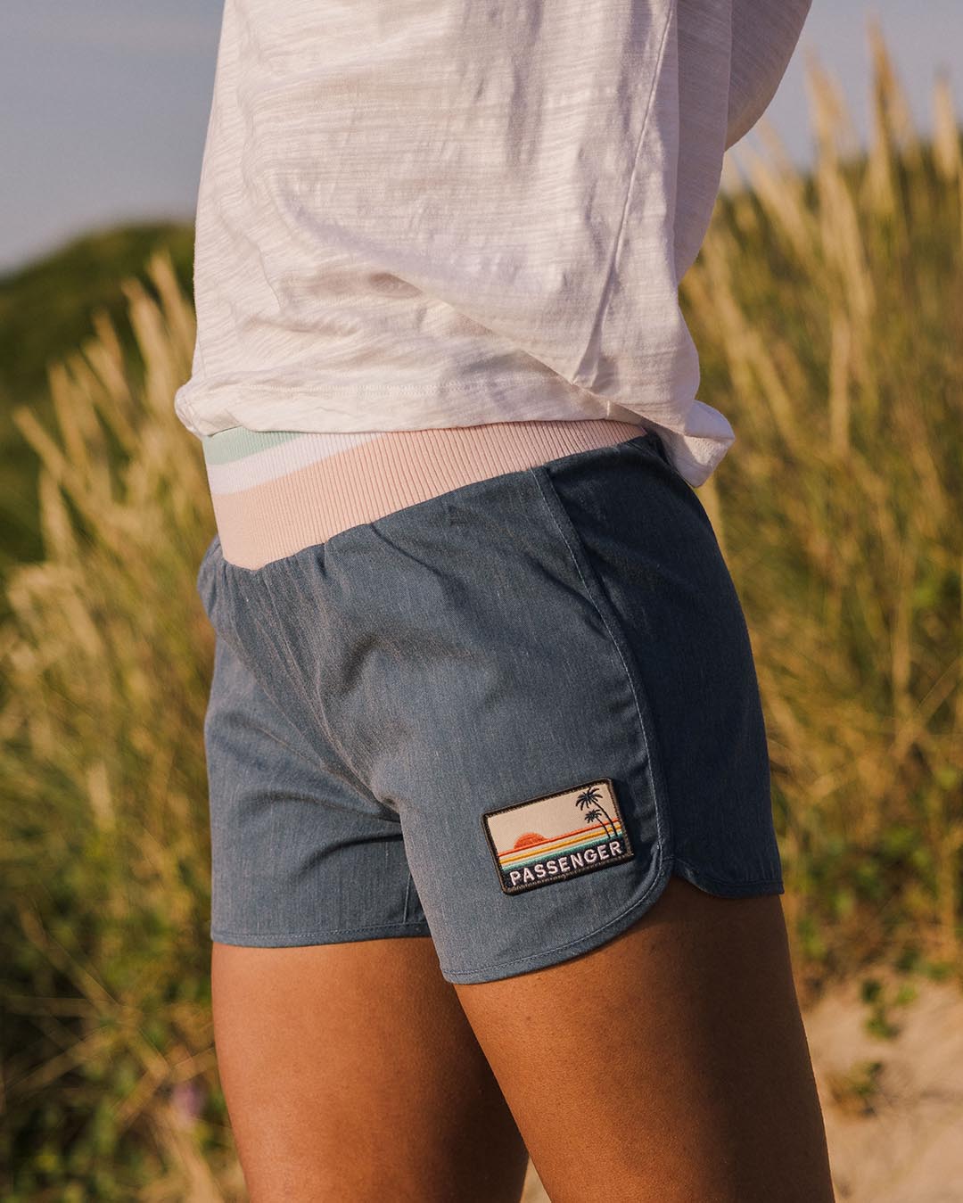 Explore All Purpose Short - Dark Denim - Lifestyle