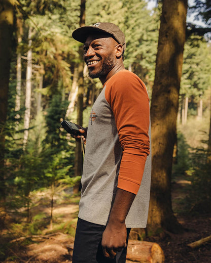 Oar LS T-Shirt - Burnt Orange - Lifestyle