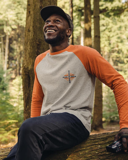 Oar LS T-Shirt - Burnt Orange - Lifestyle
