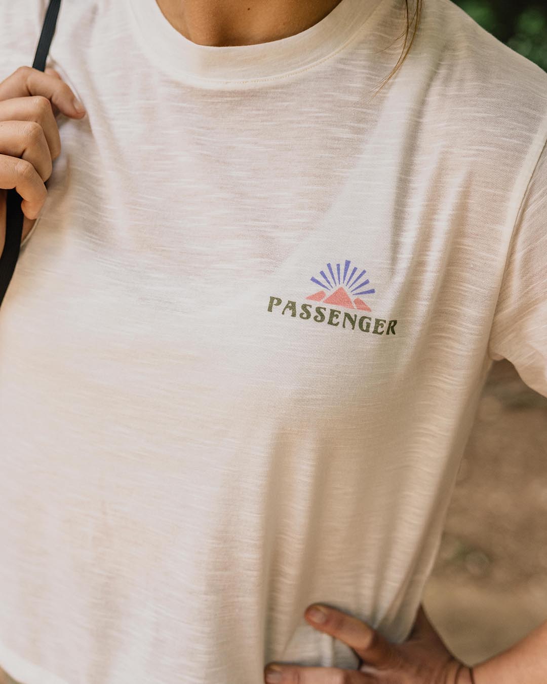 Exhale Active T-Shirt - Marshmallow - Lifestyle
