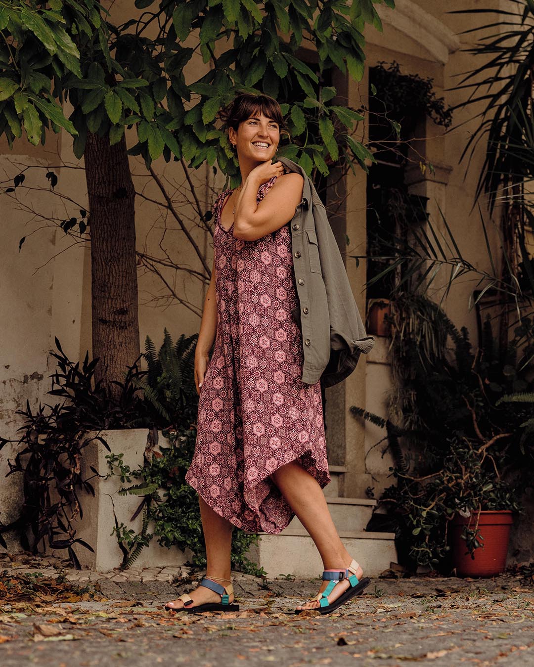 Copetín Jumpsuit - Tile Wine - Lifestyle