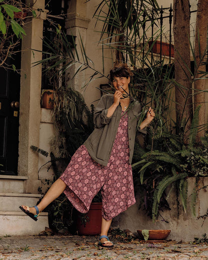 Copetín Jumpsuit - Tile Wine - Lifestyle