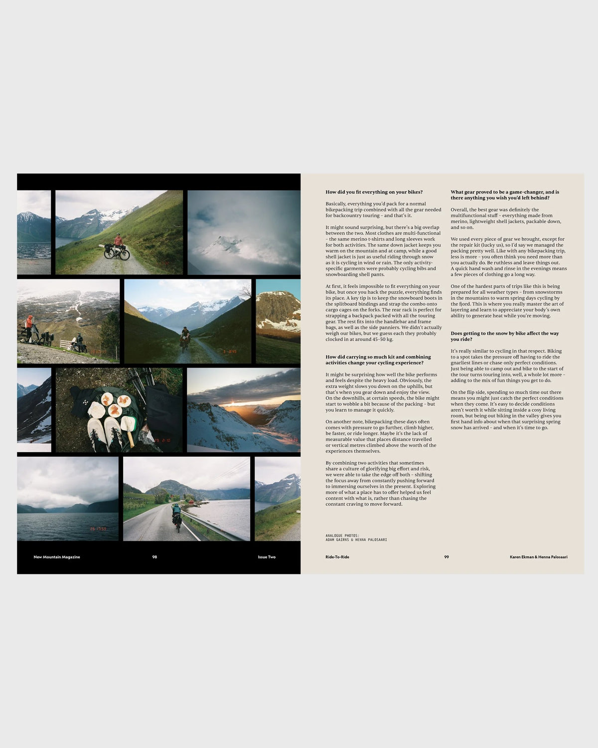 New Mountain Magazine Issue Two - Flatlay