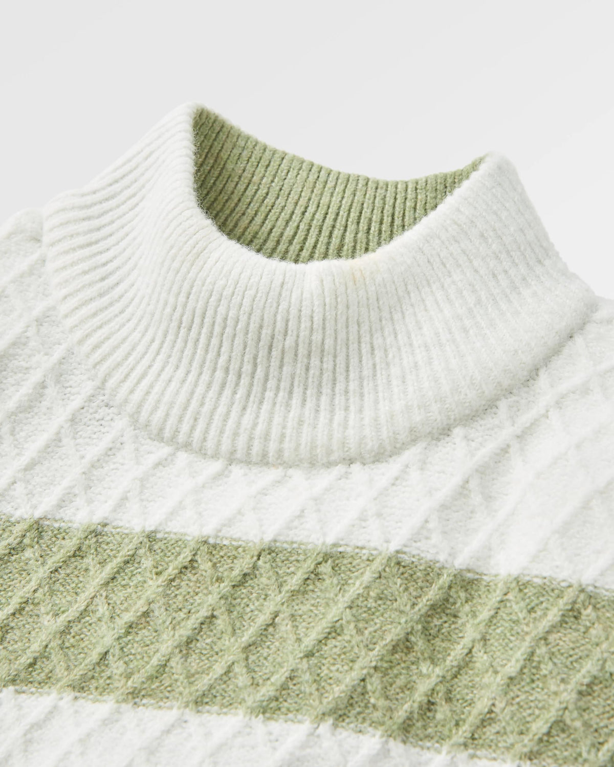 Ramble Knitted Jumper - Off White - Flatlay