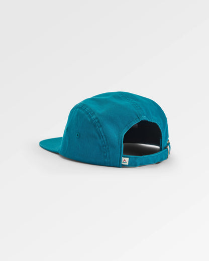 Fixie 5 Panel Cap - Tidal Blue - Flatlay