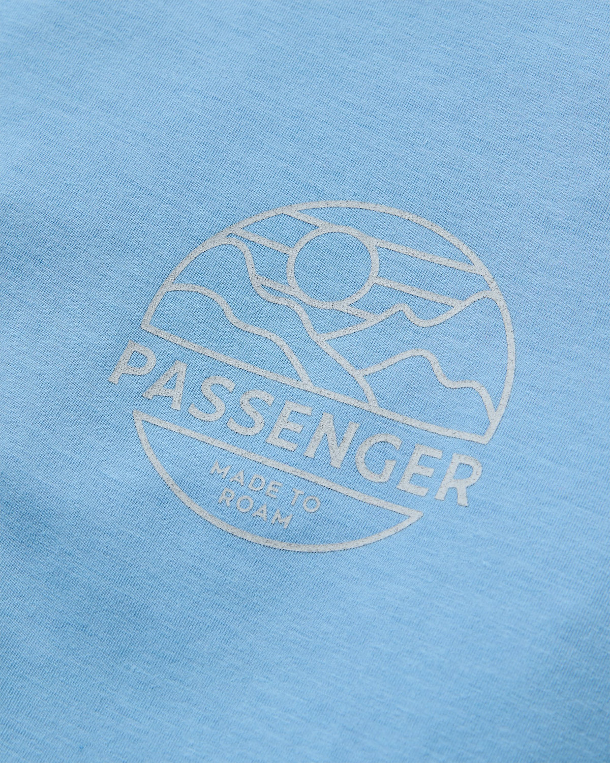 Sedona Drirelease® Active T-Shirt - Faded Denim - Flatlay