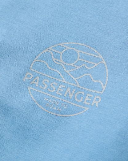 Sedona Drirelease® Active T-Shirt - Faded Denim - Flatlay