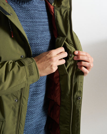 Baltic Insulated Parka - Khaki - Studio Model