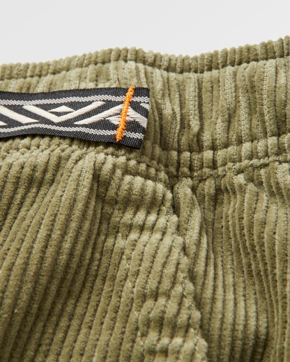 Topanga Cord Short - Khaki - Flatlay