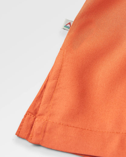 Ambrose Oversized Dress - Burnt Orange - Flatlay