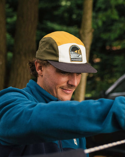 Waves & Trees 5 Panel Cap - Khaki - Lifestyle - Male
