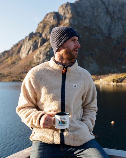 Tripper Full Zip Sherpa Fleece - Oatmeal - Lifestyle