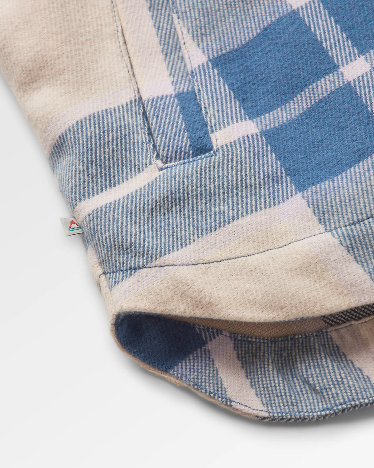 Stella LS Shirt - Provincial Blue Check - Flatlay