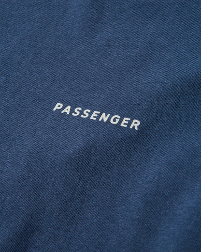 Made To Roam T-Shirt - Rich Navy - Flatlay