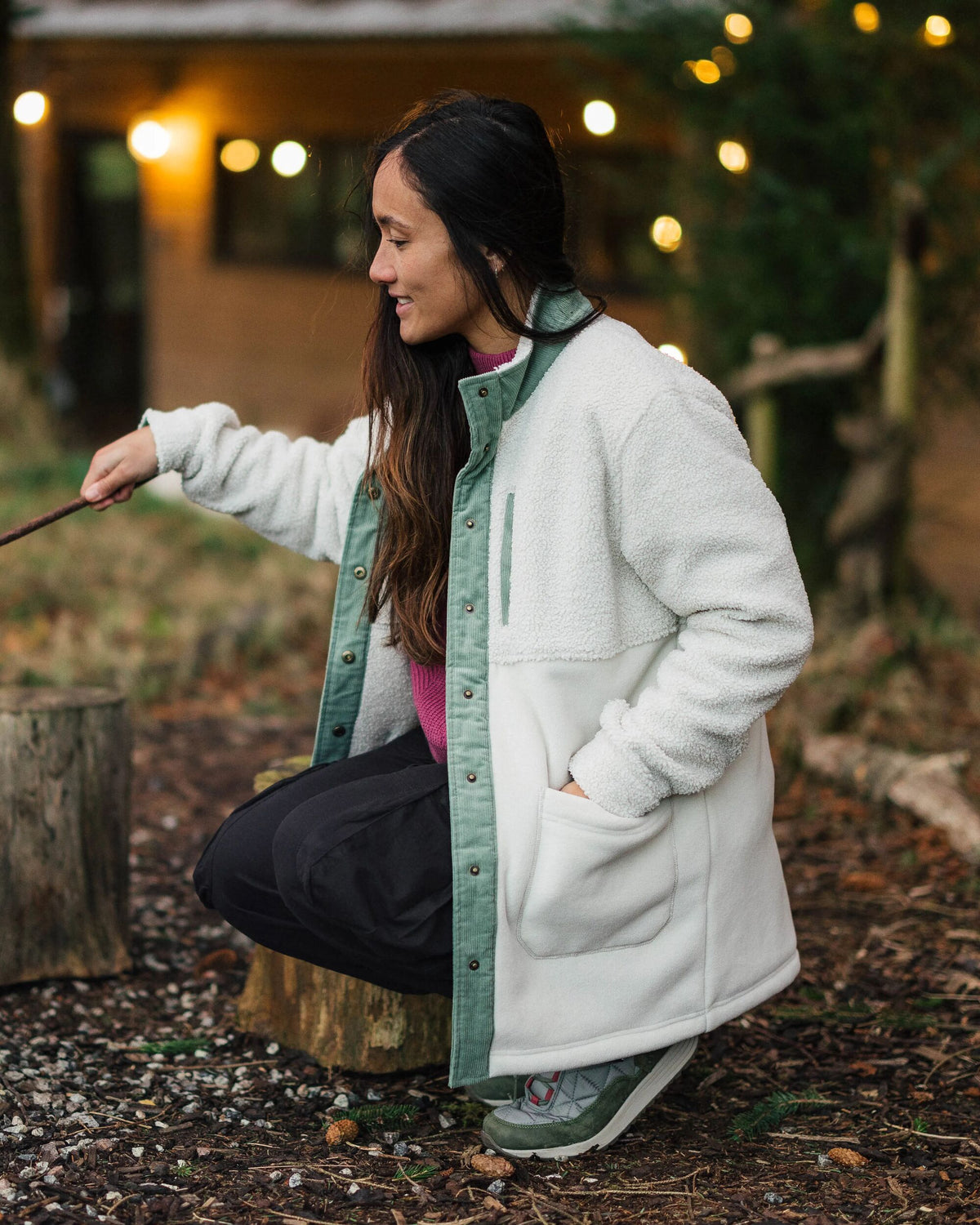 Nash Fleece - Vintage White - Lifestyle