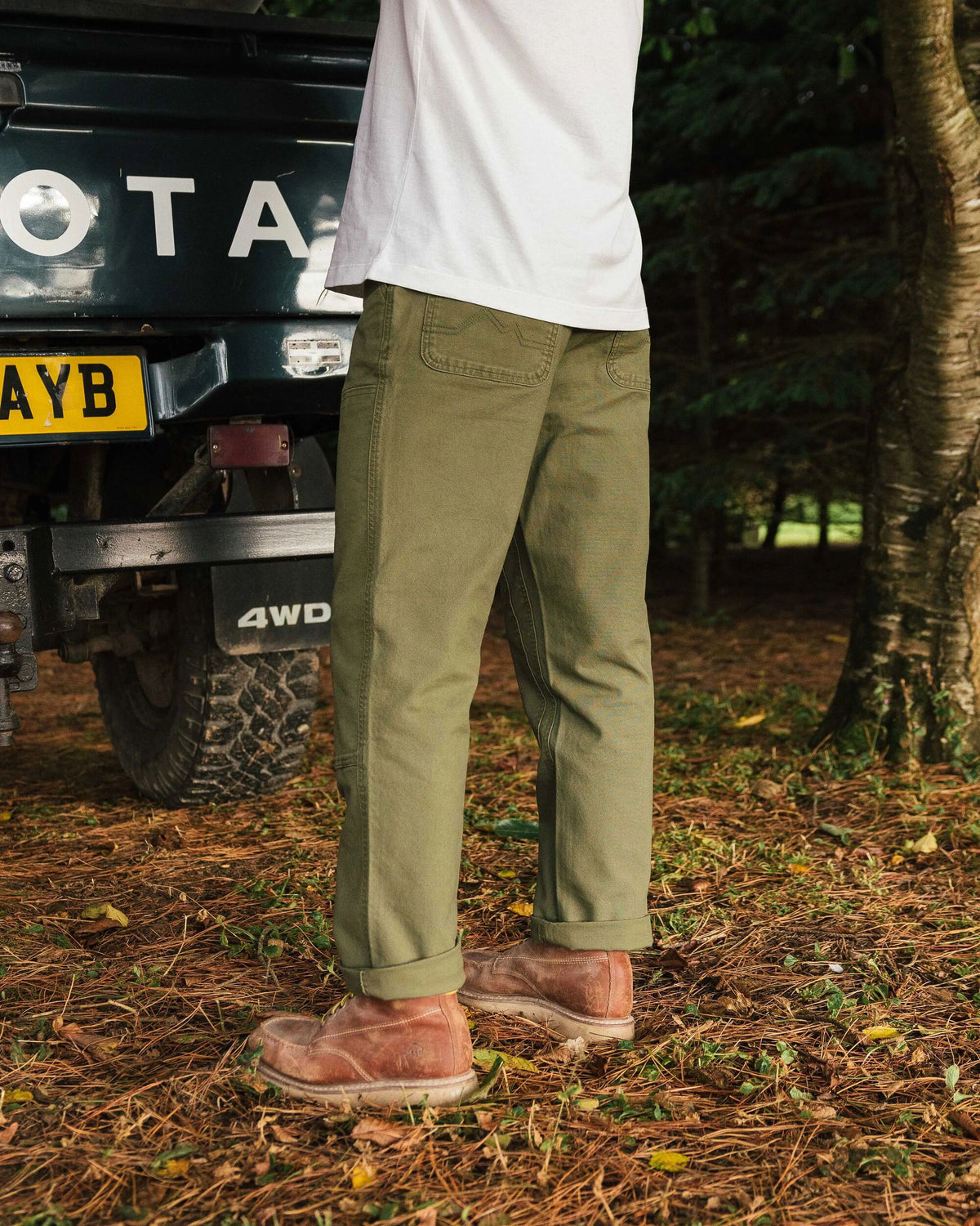 Vantage Cotton Canvas Trouser - Khaki - Lifestyle
