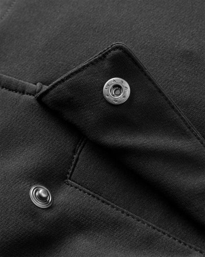 Ocean Softshell Anorak - Black - Flatlay