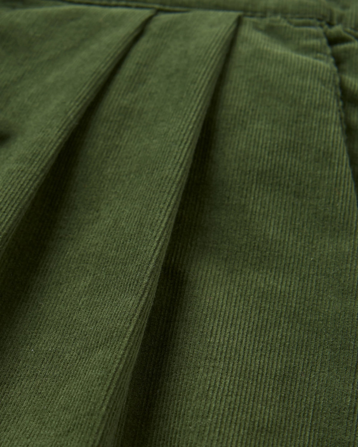 Compass Cord Trouser - Fir Tree - Flatlay
