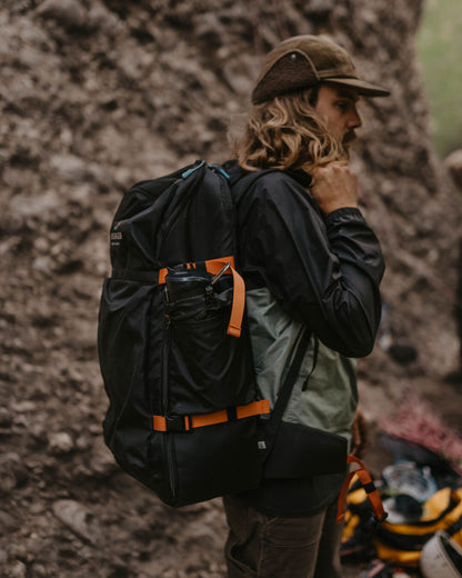 Adventurer 55L Backpack - Black - Lifestyle