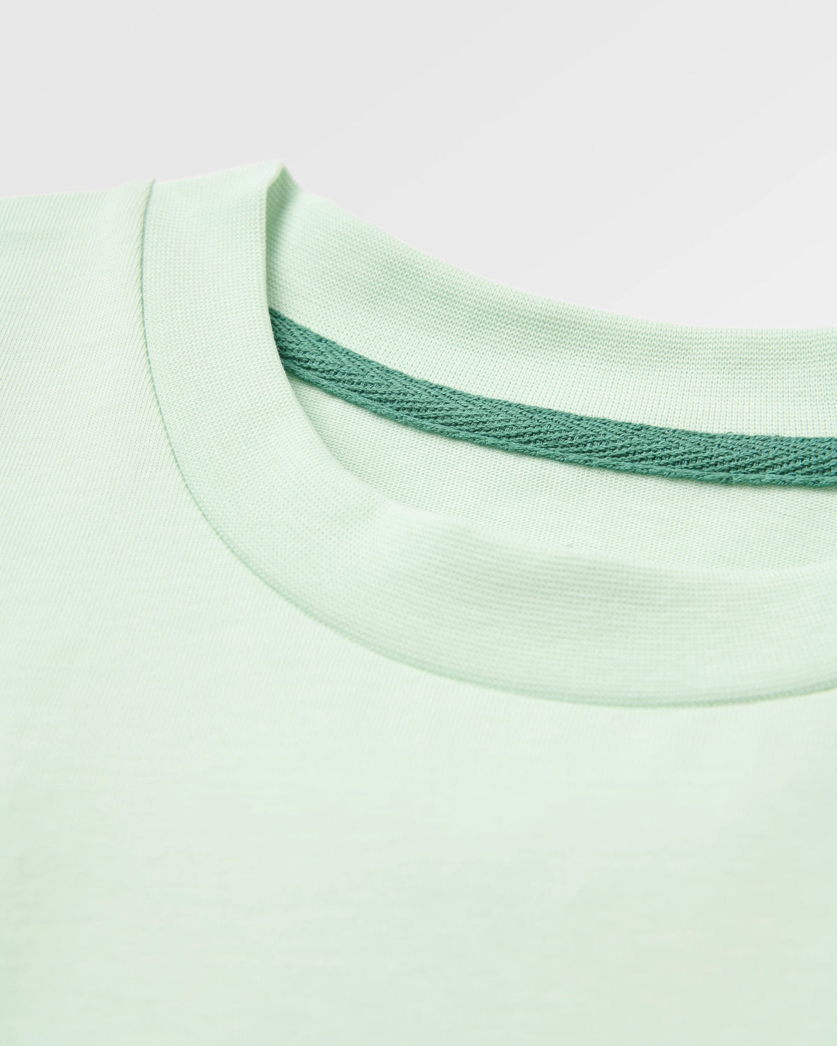 Snapshot Cotton Relaxed Fit T-Shirt - Spearmint - Flatlay