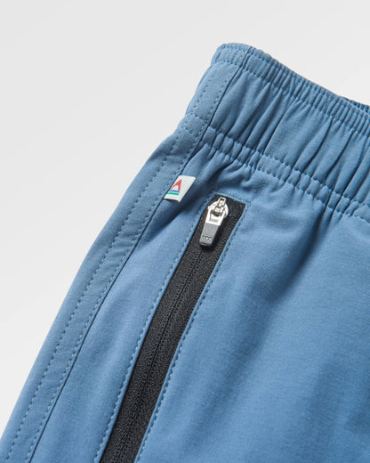 Traveller All Purpose Shorts - Stone Blue - Flatlay
