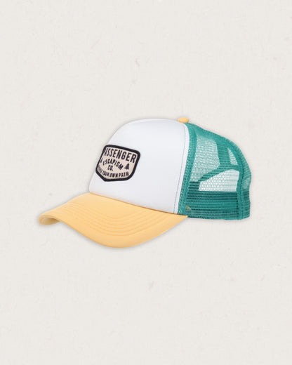 Forge Snapback Trucker Cap - Mustard Tricolour - Lifestyle