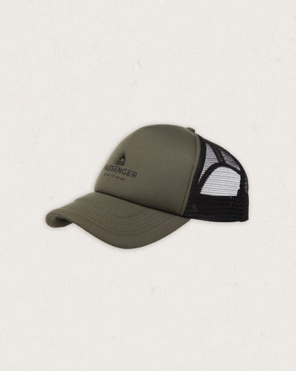 Beechey Snapback Trucker Cap - Khaki - Lifestyle
