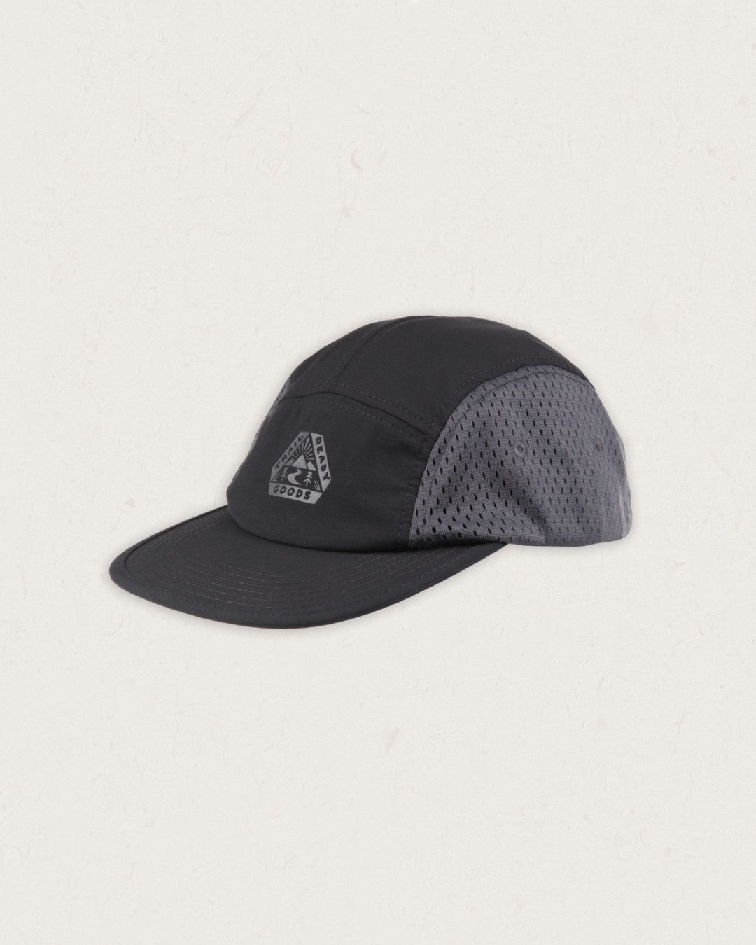 Beyond 5 Panel Cap - Black - Lifestyle