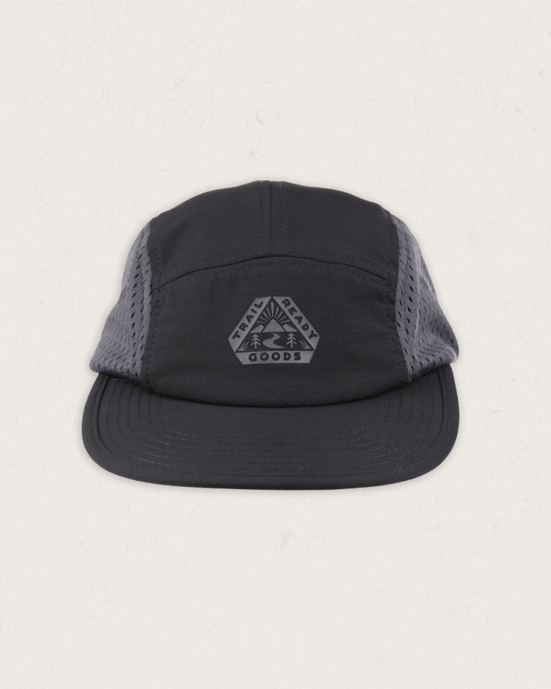 Beyond 5 Panel Cap - Black - Lifestyle
