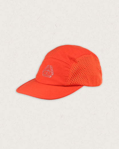 Beyond 5 Panel Cap - Warm Orange - Lifestyle