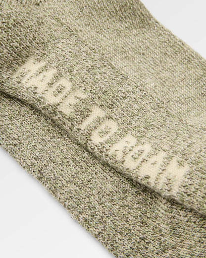 Thorne Heavyweight Socks - Stone - Flatlay