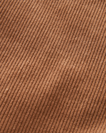 Backcountry Short Sleeve Cord Shirt - Toffee - Flatlay