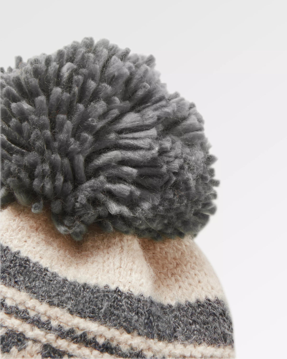 Lodge Bobble Hat - Black - Flatlay