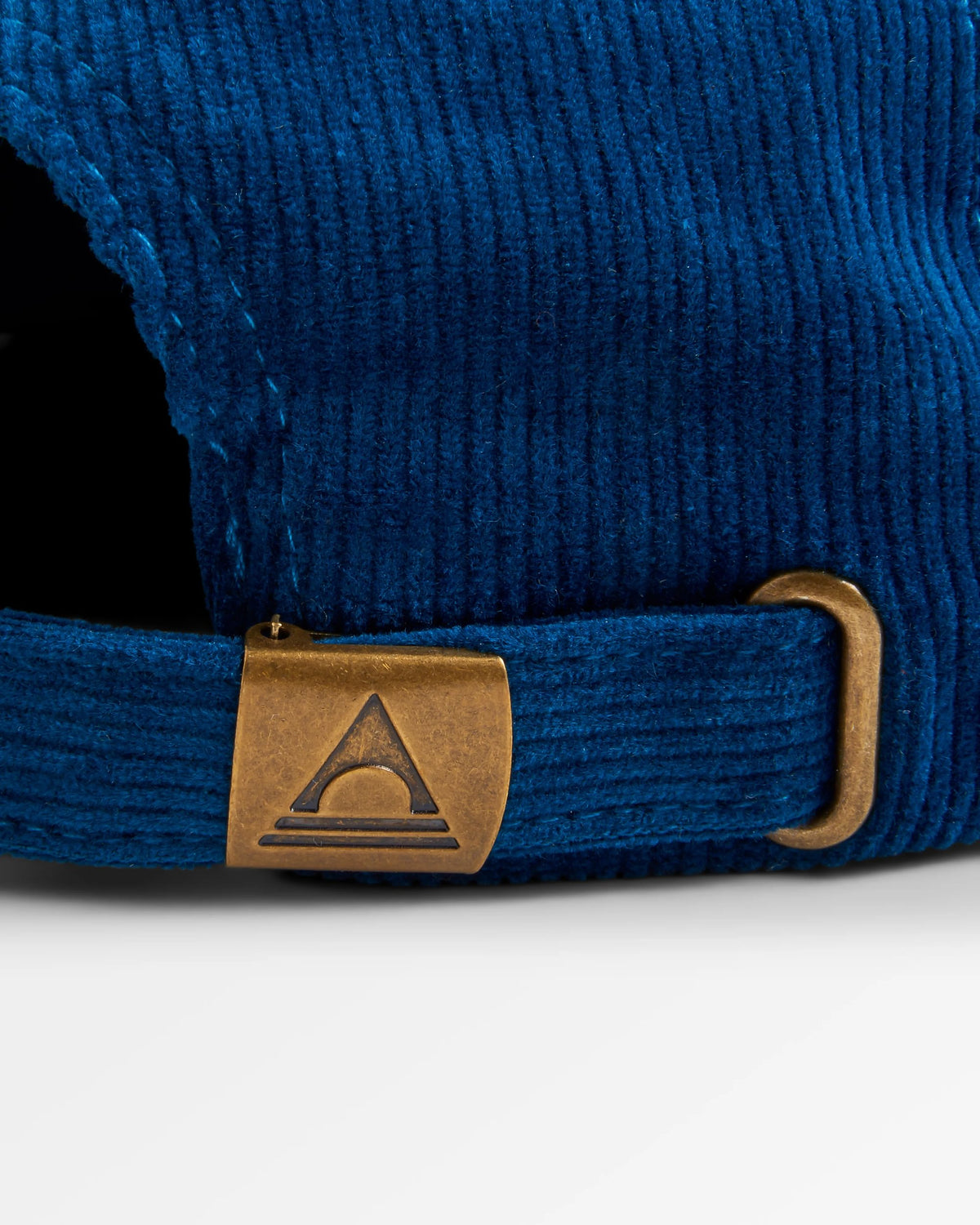 Sneaky Peak Cord 5 Panel Cap - Dark Denim - Flatlay