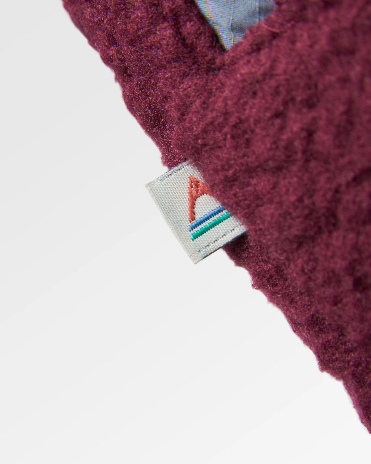 Offgrid 1/2 Zip Sherpa Fleece - Grey Marl/Fig - Flatlay