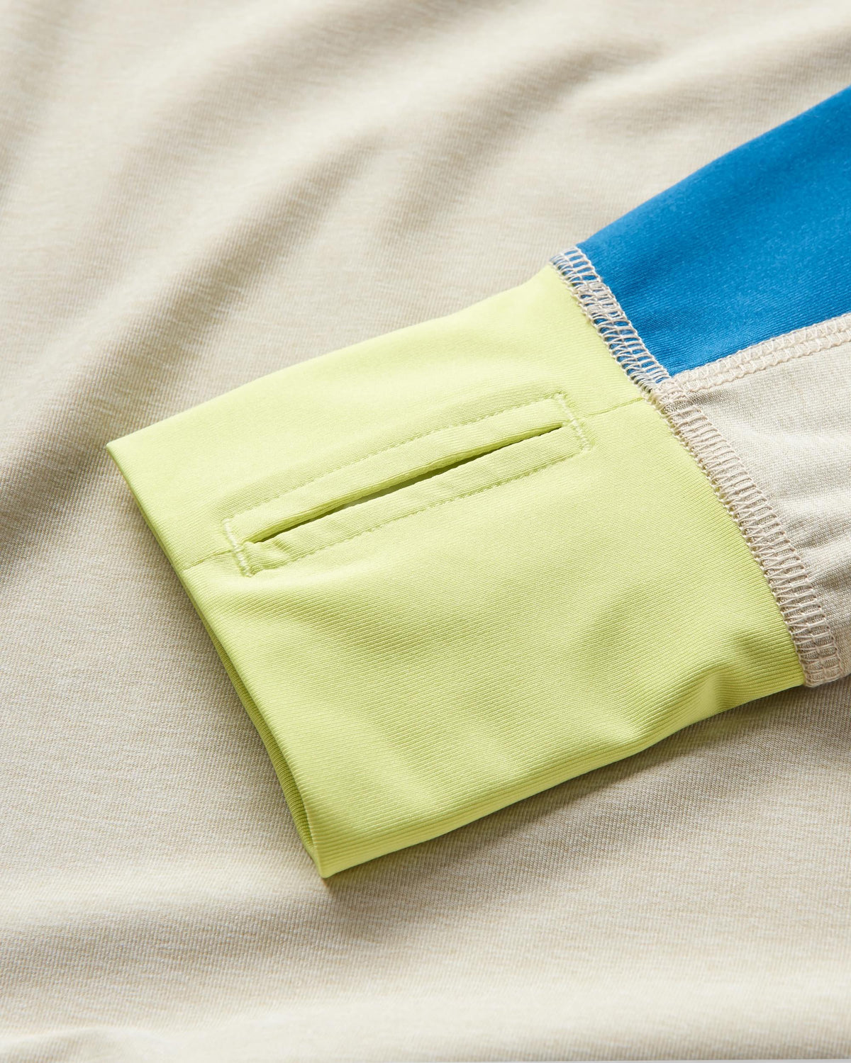Pacifica Active LS Top - Birch Marl - Flatlay